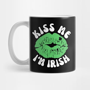 Kiss Me I'm Irish Lips Kiss Mug